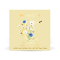 Monista Camomile on the Nile loose leaf herbal tea packaging with floral design