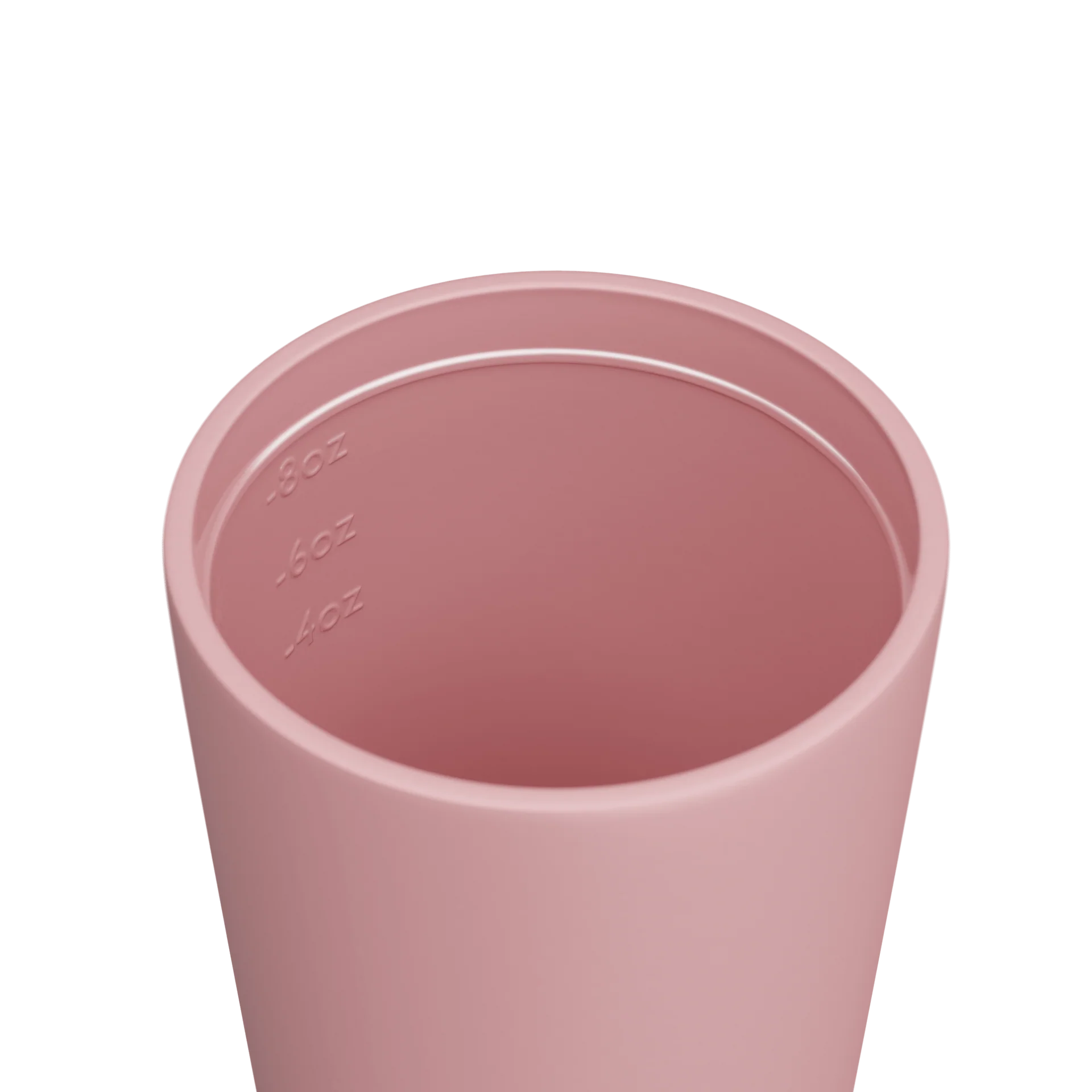 Sage green insulated cup with a black lid and 'Monista' branding on a white background
