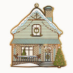 House Enamel Ornament
