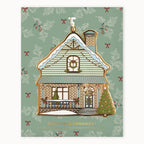 House Enamel Ornament