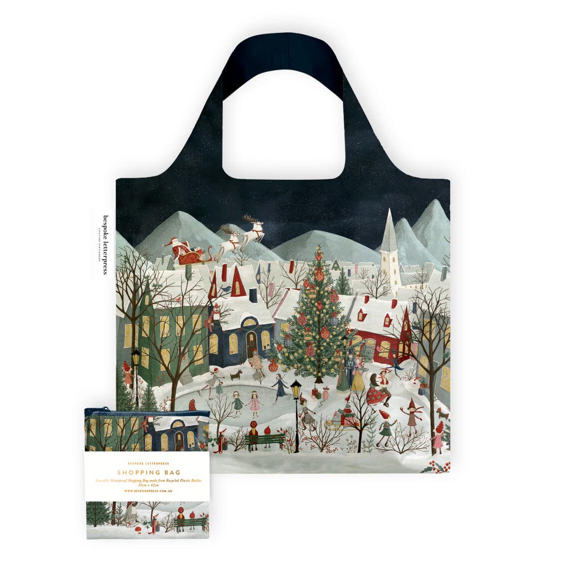 Christmas Village – Reusable Shopping Bag