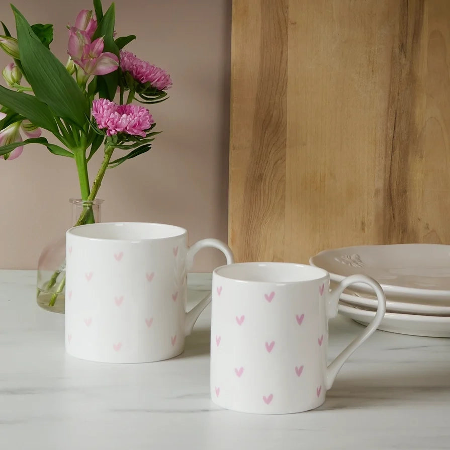Hearts Pink Mug
