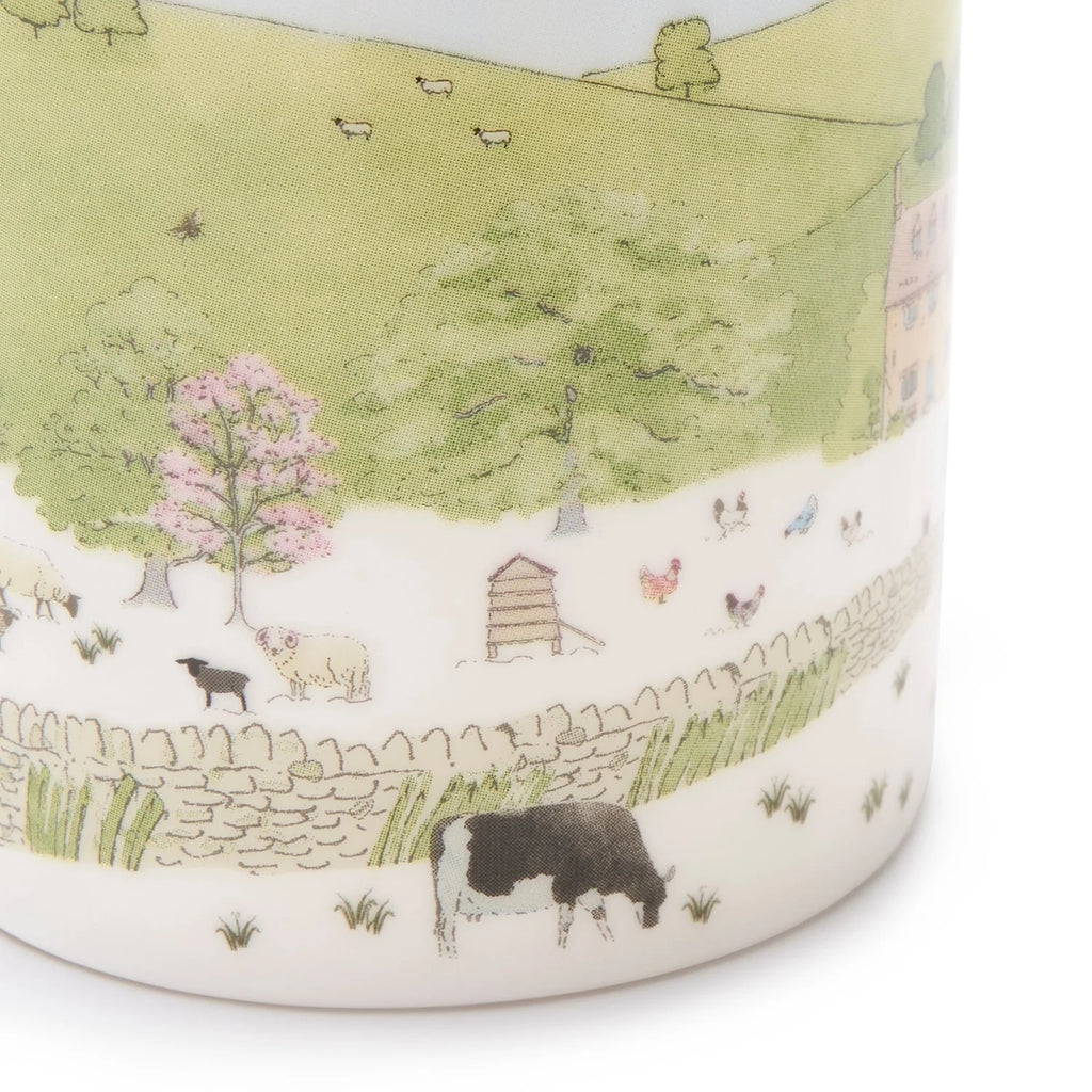 Spring Cottage Scene Mug