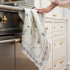 Heirloom Christmas Holly Tea Towel