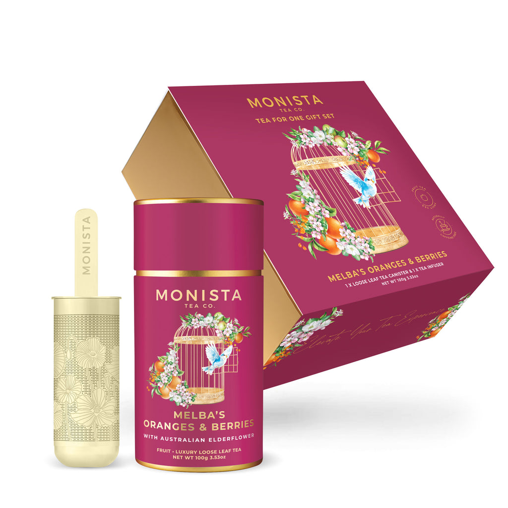 Melba's Oranges & Berries Tea For One gift set