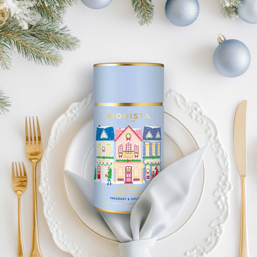 French Earl Grey Christmas Canister