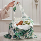Hydrangea reusable shopping bag