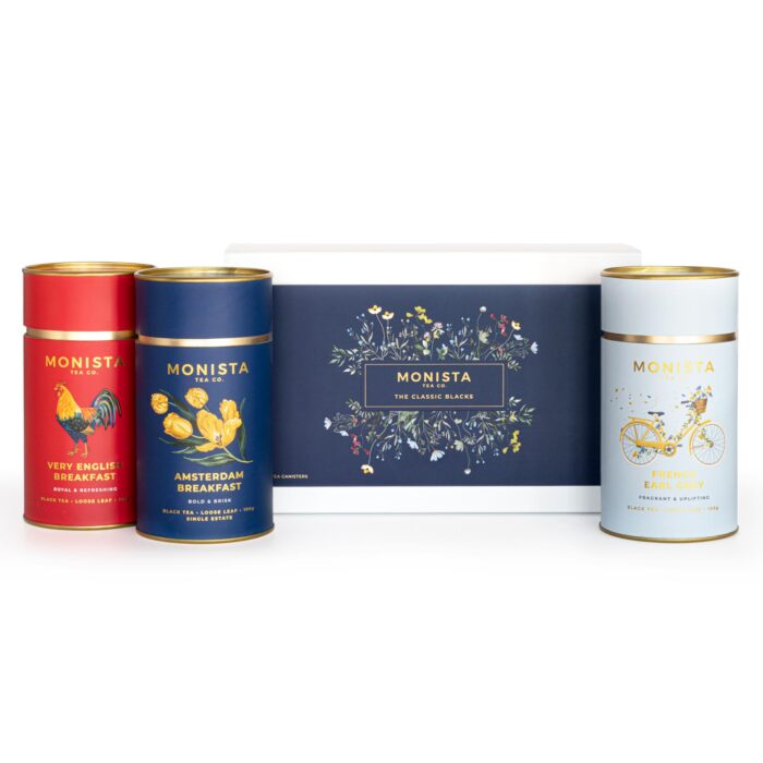 tea canisters with gift box