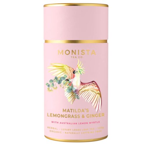 Lemongrass tea canister