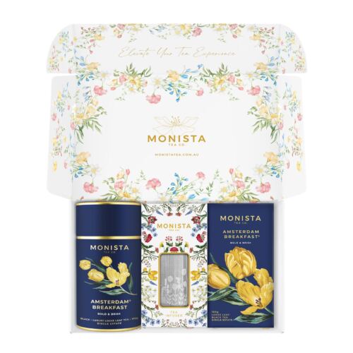 gift box with tea canister, Infuser and refill box