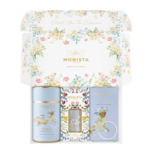 gift box with tea canister, Infuser and refill box