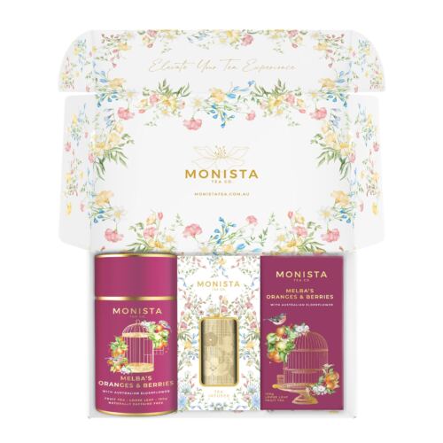 gift box with tea canister, Infuser and refill box