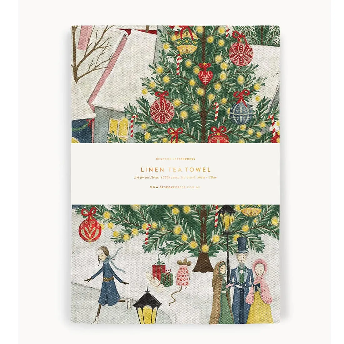 Christmas tea towel