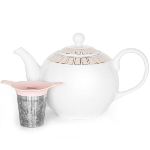 teapot with basket infuser